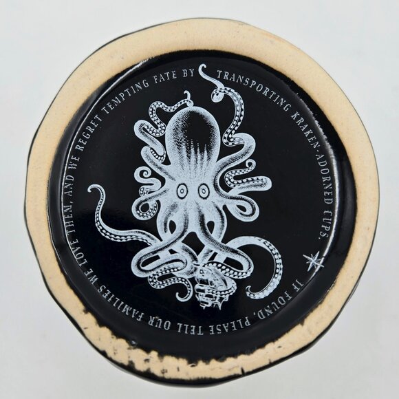 The Kraken Black Spiced Rum Tiki Mug Octopus Cup Drink Read - Picture 11 of 11
